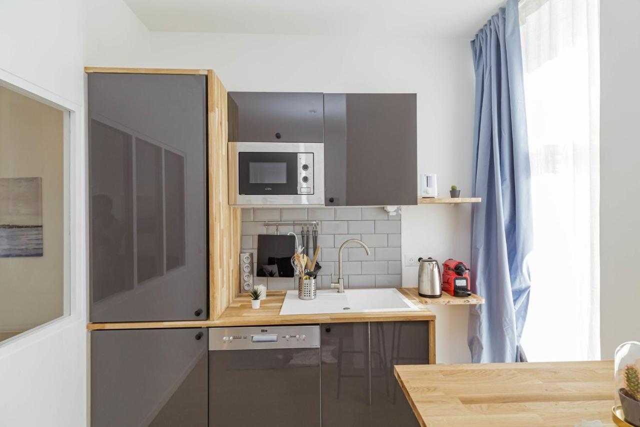 Nice 23 M Bright And Renovated Courtyard Side Париж Екстериор снимка
